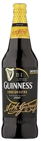6x Guinness Foreign Extra Stout 0,6l - Nigeria mit 7,5% Vol. - Inklusive Original Haus der Biere Berlin Bierdeckel