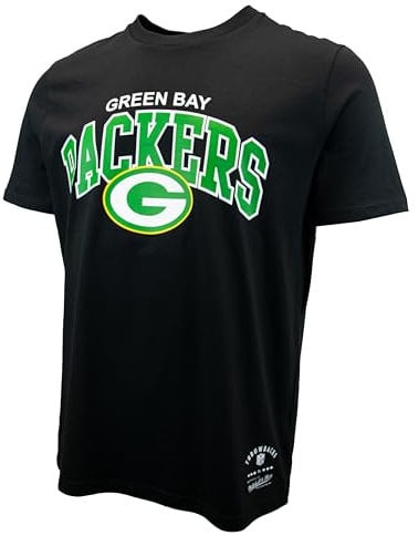Mitchell & Ness NFL Team Arch T-Shirt - Green Bay Packers, L