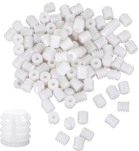 100 Pcs Plastic Dowels for Furniture Plastic Hinge Dowel 0.34×0.39 Hinge Dowel Inserts Cabinet Door Hinge Dowels for Furniture Connections