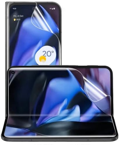 Silsewip Pellicola Protettiva Idrogel per Google Pixel Fold 5G, 2pcs alta sensibilità flessibile TPU protettivo Flim (vetro non temperato)