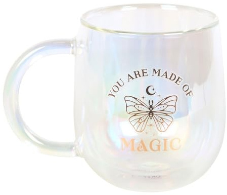 Something Different You are Made of Magic Iridescent Glass Mug (One Size) (Clear)