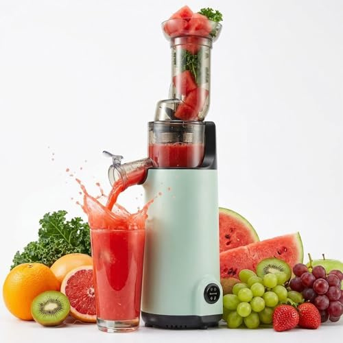 Cold Press Juicer Machine, Slow Masticating Juice Extractor