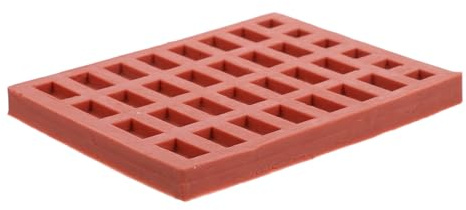 Stampo per Mattoni in Silicone per Miniatura da Costruire 28 Pezzi | Stampo per Mattoni da Paesaggio, Stampo in Silicone Morbido, Uso Versatile per Argilla e Cemento