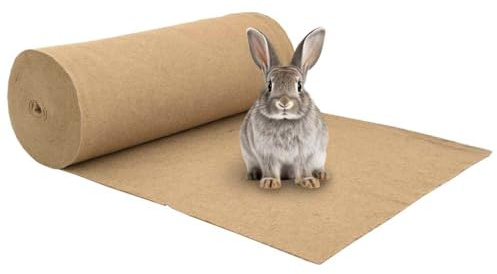 Nqyjm Nagermatte Hanf 1x25 m 5 mm für alle Arten Kleintiere
