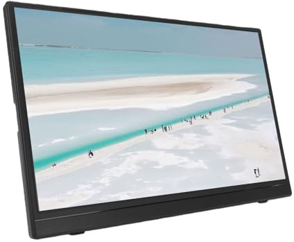 Bewinner ‌Monitor Portátil Inalámbrico de 15,6 1080P | WiFi de Doble Banda, AirPlay y Miracast, Batería de 8000 MAh, USB C/HDMI, Soporte Plegable para Portátil, Tableta, Teléfono
