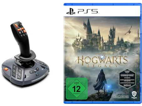 Thrustmaster SimTask FarmStick Multifunktionaler Joystick Landwirtschafts-Simulator u. Bau-Simulationen 33 Tasten H.E.A.R.T-Präzision Kompatibel PC PS5 + Hogwarts Legacy PlayStation 5