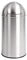 Bolero Bullet Bin Silver 40L Stainless Steel Waste Dustbin Rubbish 670X315Mm