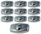 Eider 10188-000 Weidezaun Litzenverbinder Ei Plus, 10 Stück, bis 2 mm