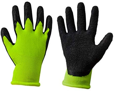 Kinder Arbeitshandschuhe Schutzhandschuhe Gartenhandschuhe Handschuhe Kinderhandschuhe orange Gr. 2-6