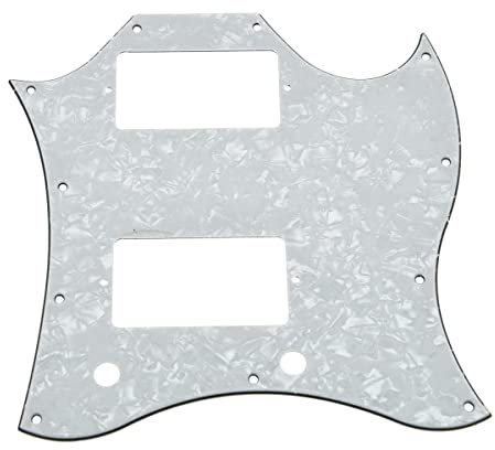 Dopro American Standard SG Guitar Full Face Pickguard für USA Gibson SG Special Guitar White Pearl