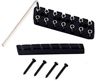 Alnicov Headless Gitarre 7 Saiten Sicherungsmutter Gitarren Tuning Zubehör Set