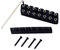 Alnicov Headless Gitarre 7 Saiten Sicherungsmutter Gitarren Tuning Zubehör Set