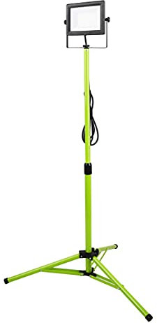 Luceco EFLDTS50B50-E5 Spots de Travail, Projecteur Chantier, Aluminium, W, Vert, 50 Watt