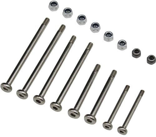 Hot Racing RC Car Hardened Steel Hinge-pin Kit for TRA 2WD Slash, Rustler, Stampede