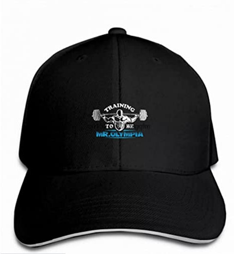 FUWIND Jahrgang Baseball Kappe Bedruckter Herren Hot Mr. Olympia Bodybuilding Fitness Herren Sommer Snapback Hut Peaked Sports Print Sonnenhut Geschenk Geburtstag Geschenk