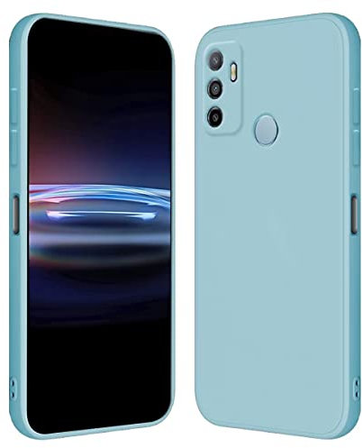 RankOne Hülle für Oppo A53 / Oppo A53s (6.5 Inches) Weiche TPU Silikonhülle - hellblau