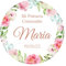 Pegatinas Personalizadas Comunion, Bautizos, Bodas en Vinilo Redondas – Detalles para Invitados de Primera Comunion Niños y Niñas 16 Modelos (Modelo 15)
