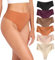 Wealurre 6er Pack Tanga Damen String Seamless Slips Damen High Waist Unterwäsche Nahtlose Unsichtbarer Unterwäsche Frauen Mehrpack XS-XL（835Gradient M）
