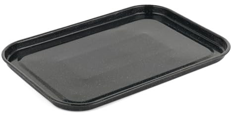 Salter BW12813EU7 Bandeja de horno plana de acero esmaltado vítreo de 40 cm, bandeja grande para galletas, utensilios para hornear/asar, sin PFAS, fácil limpieza, apta para lavavajillas, horno hasta