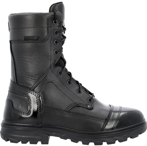 ROCKY Jump Boot Pro Waterproof Public Service Boot, Black, Size 10(M)