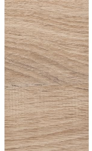 haggiy Selbstklebende Abdeckkappen für Möbel & Böden - Schraubenabdeckung - Einzelblatt - Abdeckung für Schrauben & Bohrlöcher - 85 x 155 mm - Möbelpflaster (Eiche Sonoma hell/Bardolino Natur)