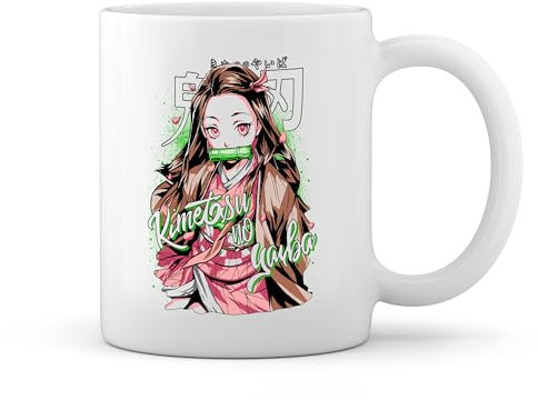 Kimetsu No Yaiba Anime Lover Demon Fun Lustige Trend Blanco taza Mug