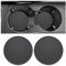 Adunsiaoto 2 Stück Schwarz Auto Untersetzer, Universell Silikon Anti-Rutsch Untersetzer Pad, Silikon Anti-Rutsch-Auto-Tassenhalter-Matten Für Männer Frauen(68mm)