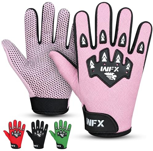 WFX Gants de vélo pour enfants pour jeunes motards, gants de protection de motocross avec prise sûre, gants essentiels pour Dirt Bike, BMX et VTT pour enfants