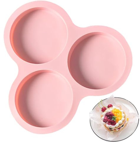 Bandejas para Huevos de Freidora de Aire de Silicona, Sartén para Air Fryer con 3 Cavidades para Huevos, Molde para Panqueques, Bandejas para Muffins, Accesorios para Freidora de Aire
