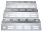 teileplus24 BR16-3-SG Gasgrill Edelstahl Brennerabdeckung kompatibel mit Enders Boston Pro 3 | Flavorizer Bars | Passgenau | Rostfrei | Brennerschutz