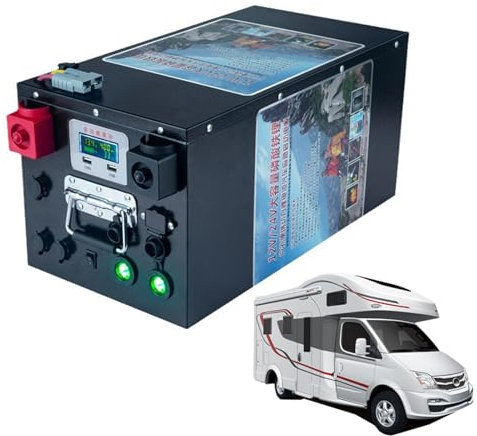 SSCYHT Batterie LiFePO4 14,6V 12V 100Ah 200Ah 300Ah 400Ah 500Ah 600Ah Batterie Lithium 3000+ Batterie à décharge Profonde pour Moteur pêche à traîne RV Voiturette Golf Batterie Secours,12v100ah