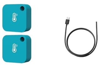 MZZYG Thermohygromètre Capteur De Température WiFi Surveillance Bluetooth Thermomètre sans Fil Hygromètre Moniteur À Distance Application D'alerte for Réfrigérateur(WiFi-Gateway-2)