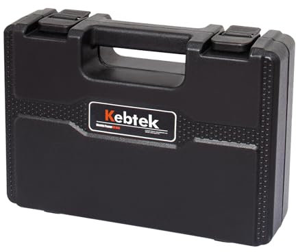 Maletín de plástico para KT940, doble caja de almacenamiento, maletín de herramientas, organizador fácil de transportar y almacenar, color negro