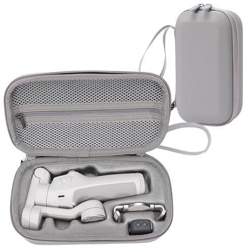 Calenxy Osmo Mobile 7P Tasche, Tragbarer Aufbewahrungstasche für DJI OM7P & OM7, Harte Tragetasche Hülle Kompakte Tragetasche für DJI Osmo Mobile 7/OM 7P Zubehör
