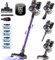 Authmic 45000Pa Akku Staubsauger, Staubsauger Kabellos, Kabelloser staubsauger mit Touchscreen, H13 HEPA, 50Mins, Anti-Tangle-Bürste/für Hartböden/Teppich/Tierhaare