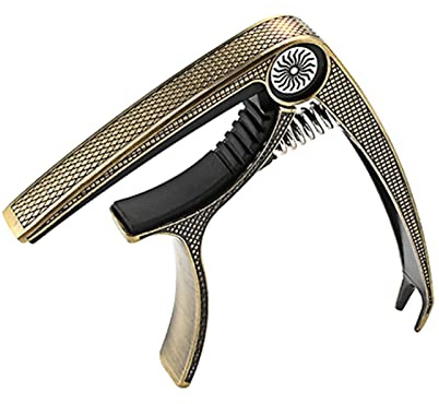 Guitar Capo 2 In 1 En Alliage De Zinc Acoustique Pour Acoustique Electric Ukulele Banjo Mandolin Gift
