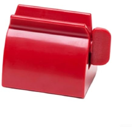 Rollende Zahnpasta-Presse aus Metall für Badezimmer-Organizer – umweltfreundlich, kein Abfall-Werkzeug, passend für 6,3 cm Tuben, weiß (2)