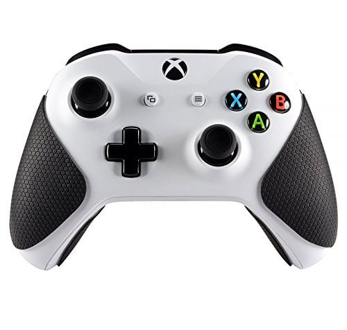 eXtremeRate Grip Adesivo per Xbox One S X Controller Impugnature Maniglia Skin Antiscivolo per Xbox One Joystick-Nero