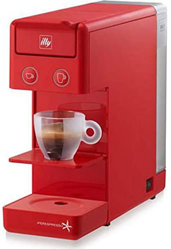 Illy Caffè Espresso und Coffee Máquina de café y3 Iperespresso, 850 W, 0.75 litros, plástico, Rojo