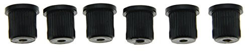 Dopro Tele Gitarre Saitendurchführungshülsen schwarz 5/16 String Ferrules für American Standard Telecaster