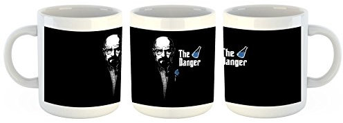 Unified Distribution Breaking Bad Danger - Tasse mit Motiv Bedruckt, 300ml C-Henkel. Tolles Geschenk für Büro, Küche, Geburtstag, Ihre Neue Lieblingstasse zum Frühstück