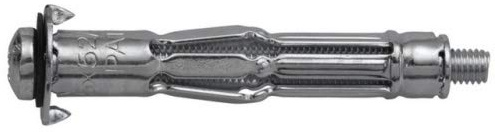 Metall-Hohlraumdübel 65 mm mit Schraube M6 X 71 25-Stück