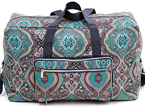 Faltbare große Reisetasche, wasserdicht, niedlich, für Damen und Mädchen, Indina Flower
