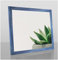 Bilderrahmen Diamond 40x40 cm Hellblau gewischt ideal für Diamond Painting mit 1 mm antireflex Kunstglas