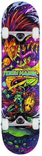 Tony Hawk Komplettes Skateboard für Einsteiger, professionell, Fortgeschrittene Serie (Cosmic, 7,75 Zoll)