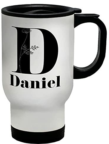 Shopagift Personalised Alphabet - D Travel Mug Cup