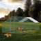 vanvilla Hühnerstall Freilaufgehege XXL Tiergehege für Hühner Hasen Kleintiere Kaninchen Stall Kaninchenauslauf Hasenauslauf Auslauf 3x6x2 m