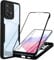 WeiCase Coque pour Samsung Galaxy A53 5G, Transparent Housse avec Protection écran, 360 Degrés Double Protection Antichoc Coque Silicone Intégrale Etui pour Samsung A53 5G, Noir