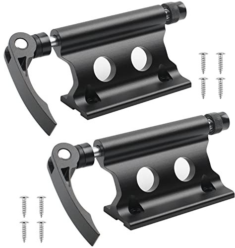 Fahrrad-Gabelhalterung mit Schnellspanner, Fahrradblock Vorderradhalter Gabelbefestigungshalterung Aluminiumlegierung Vorderradgabel Fester Clip Zubehör für Outdoor- Reiseartikel (schwarz)