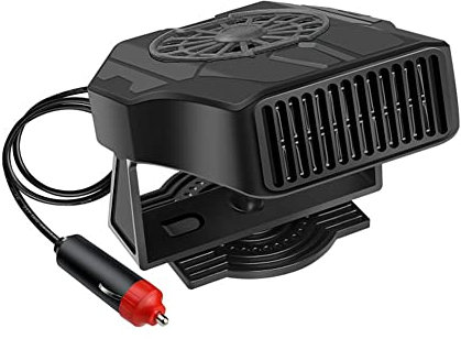 Chauffage de Voiture Chauffage Rapide 12V 120W 2 Modes Réglable Chauffage Automobile Dégivreur Demander Ventilateur Dégivreur de Pare-Brise de Voiture Radiateur Soufflant Pour Intérieur Et Extérieur